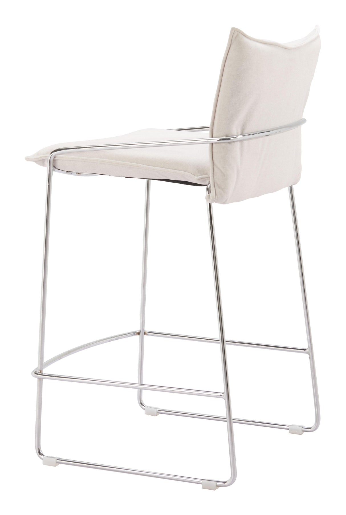 ZUO Pola Counter Stool White