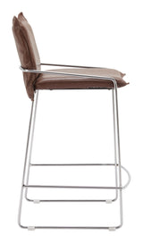 ZUO Pola Counter Stool Brown