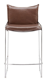 ZUO Pola Counter Stool Brown