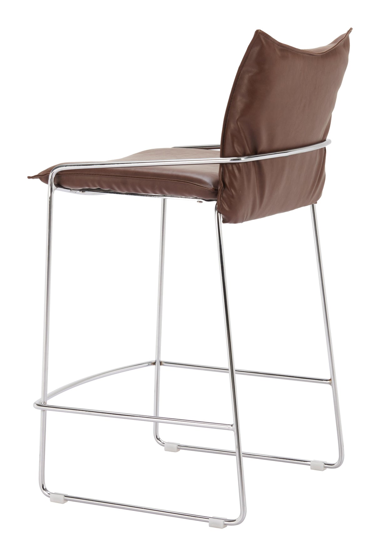 ZUO Pola Counter Stool Brown
