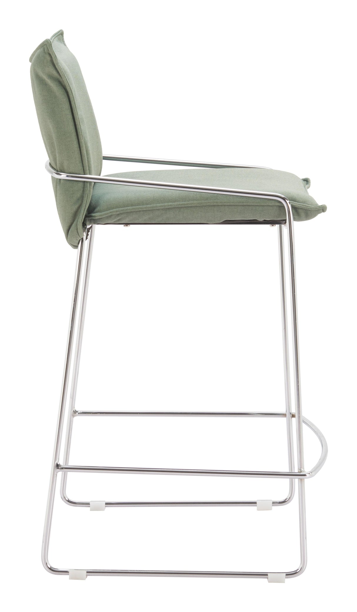 ZUO Pola Counter Stool Green