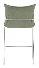 ZUO Pola Counter Stool Green