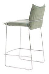 ZUO Pola Counter Stool Green