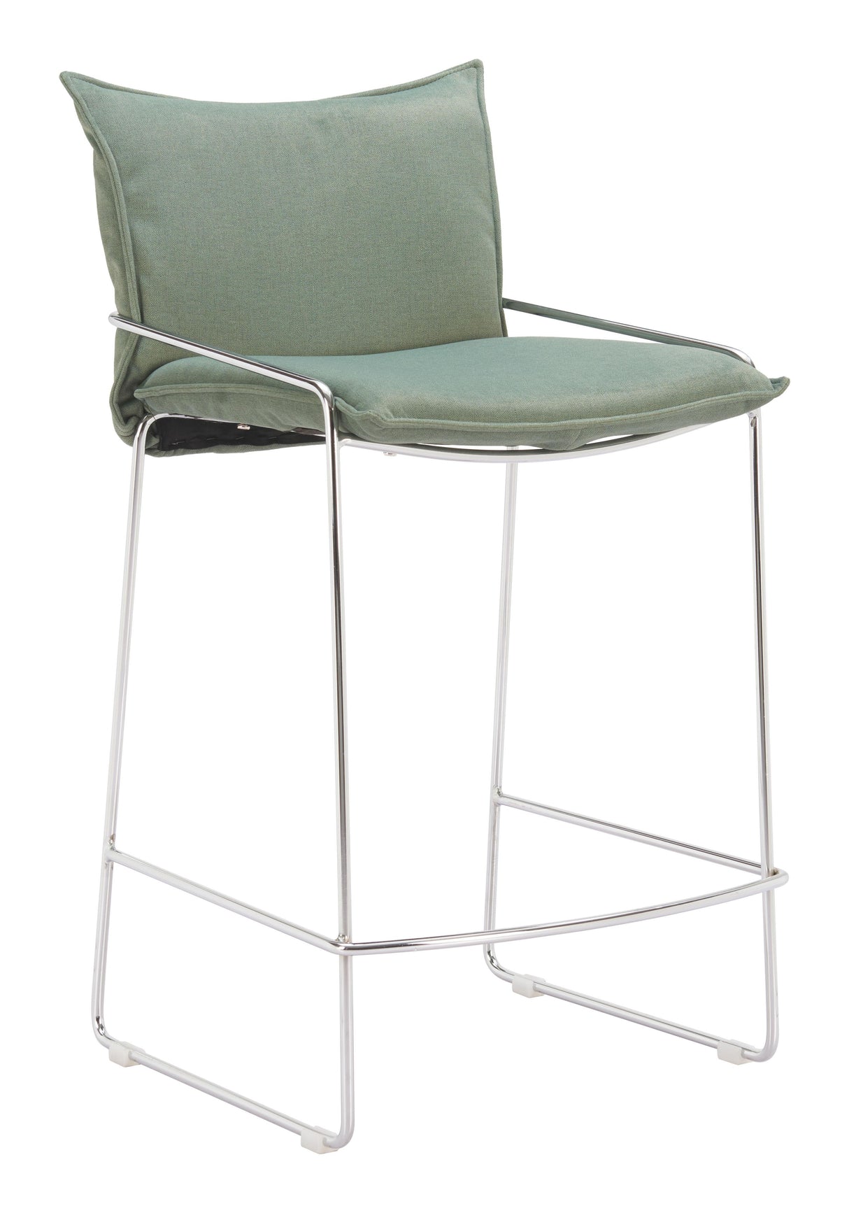ZUO Pola Counter Stool Green