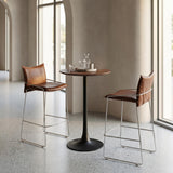 ZUO Pola Barstool Brown