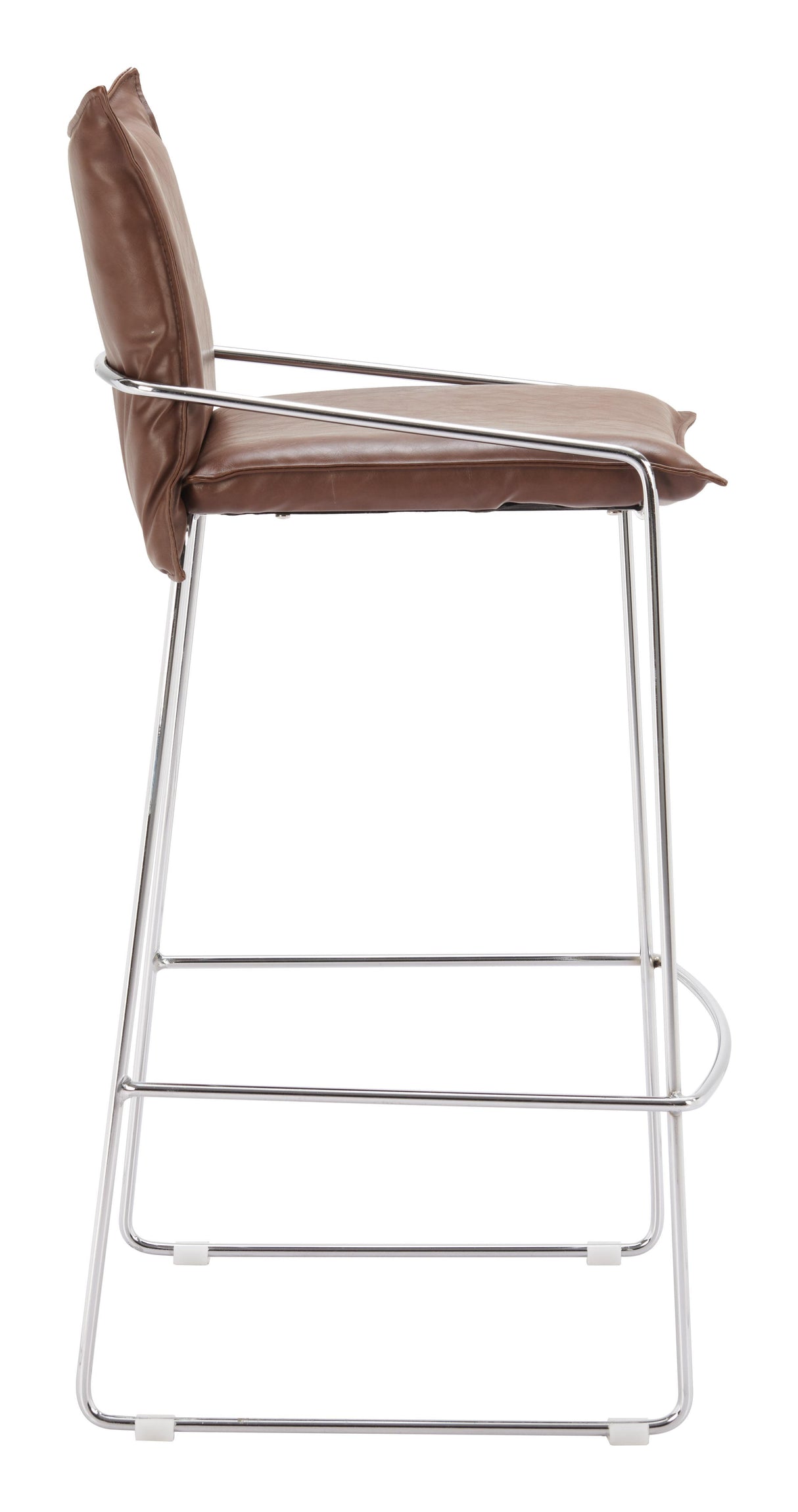 ZUO Pola Barstool Brown