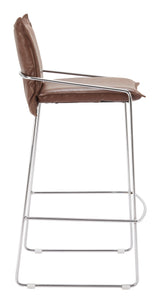ZUO Pola Barstool Brown
