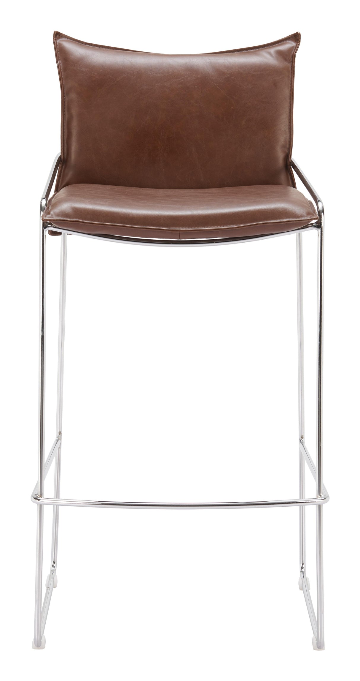 ZUO Pola Barstool Brown