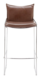 ZUO Pola Barstool Brown