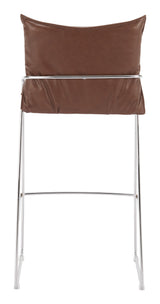ZUO Pola Barstool Brown