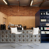 ZUO Pola Barstool White