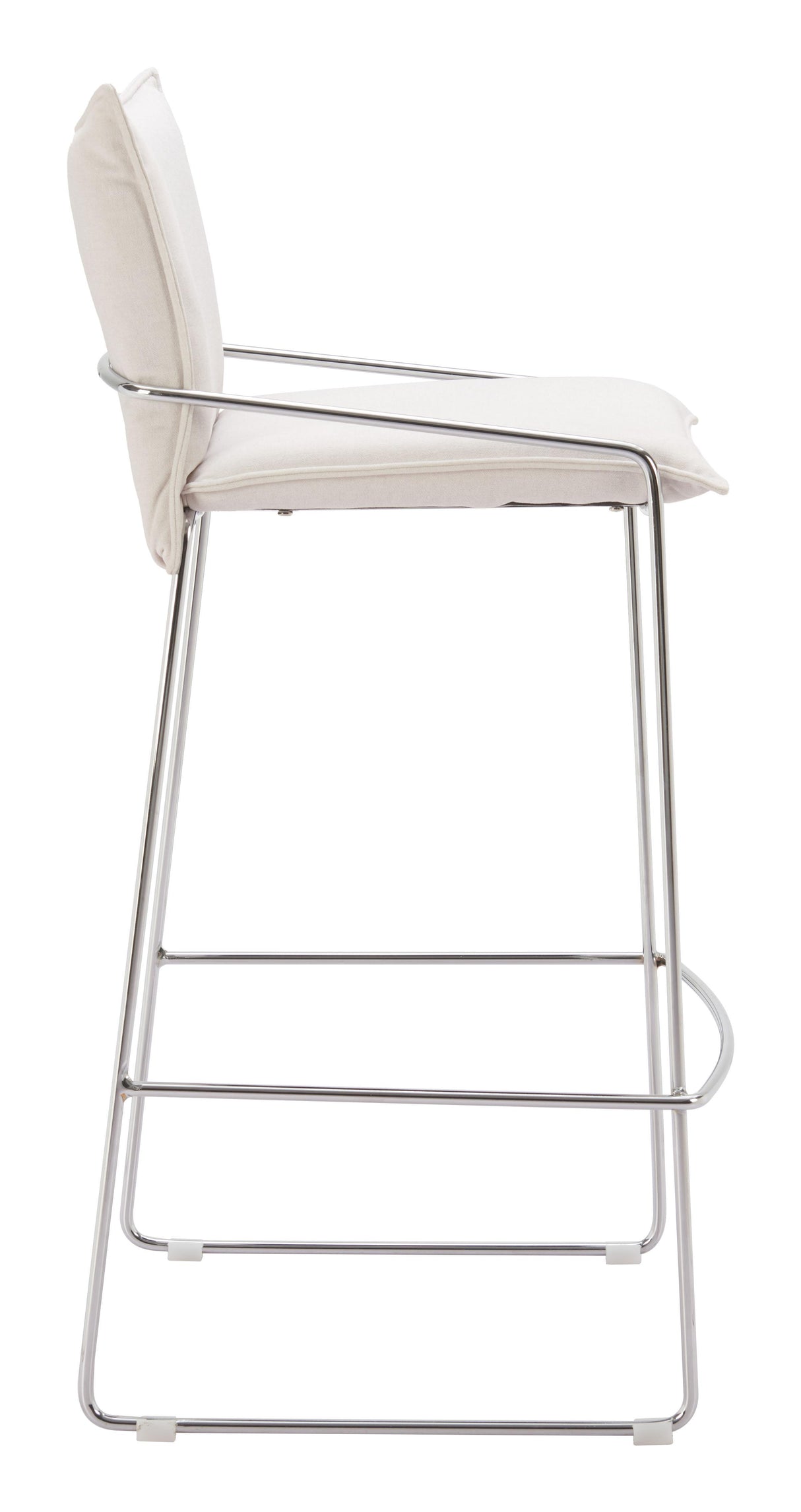 ZUO Pola Barstool White