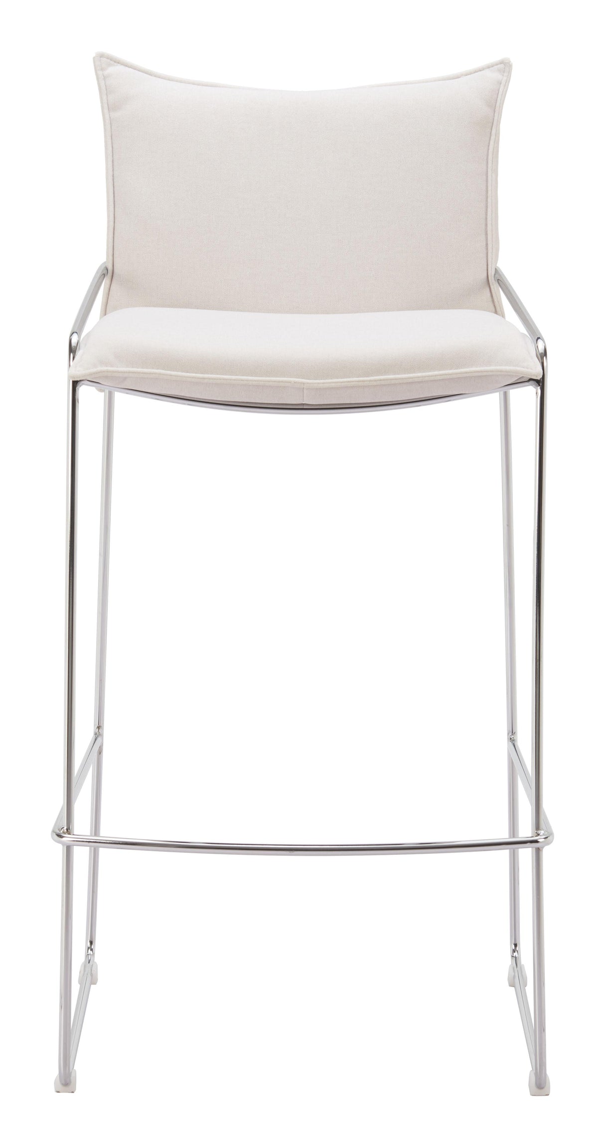 ZUO Pola Barstool White