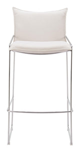ZUO Pola Barstool White