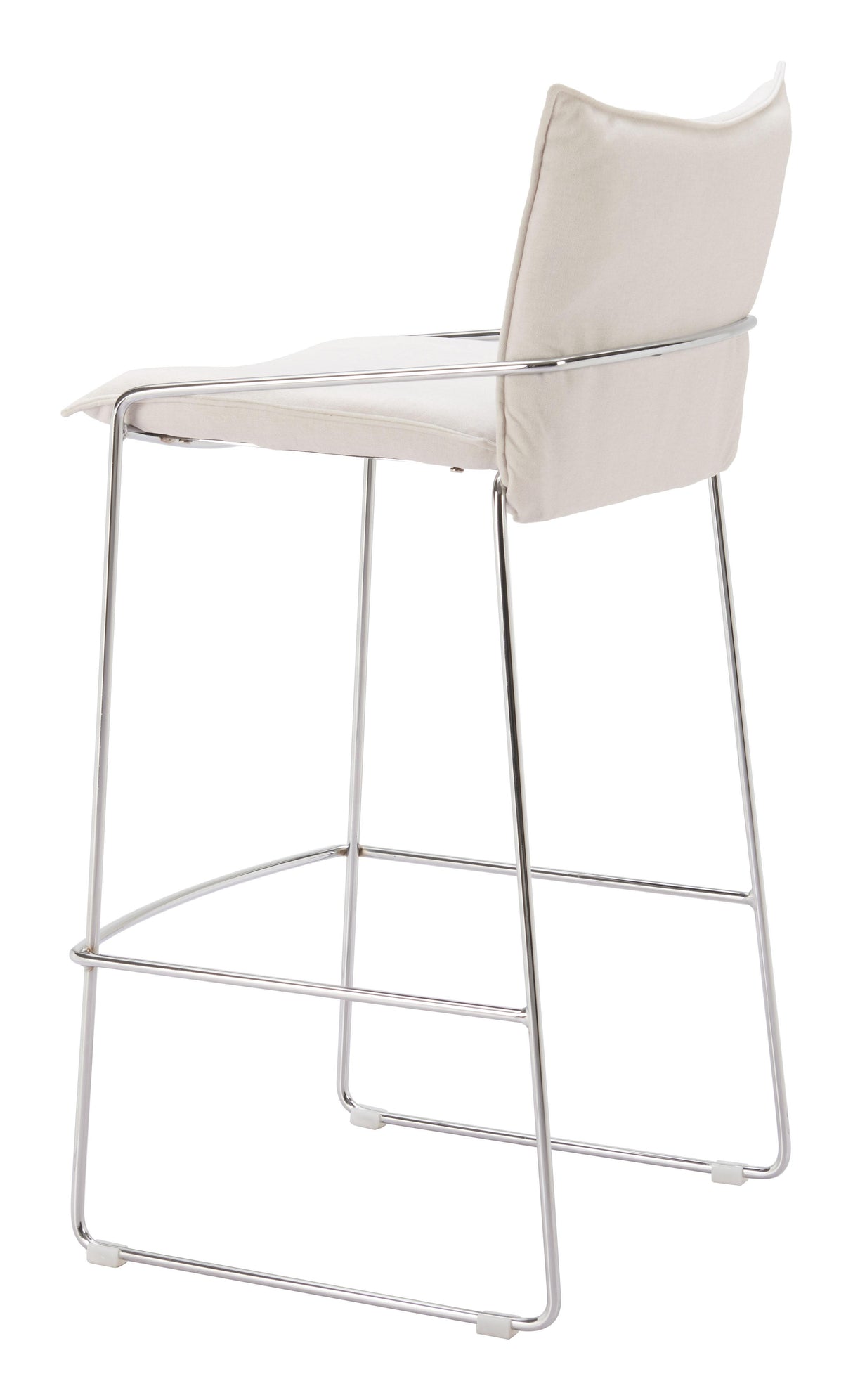 ZUO Pola Barstool White
