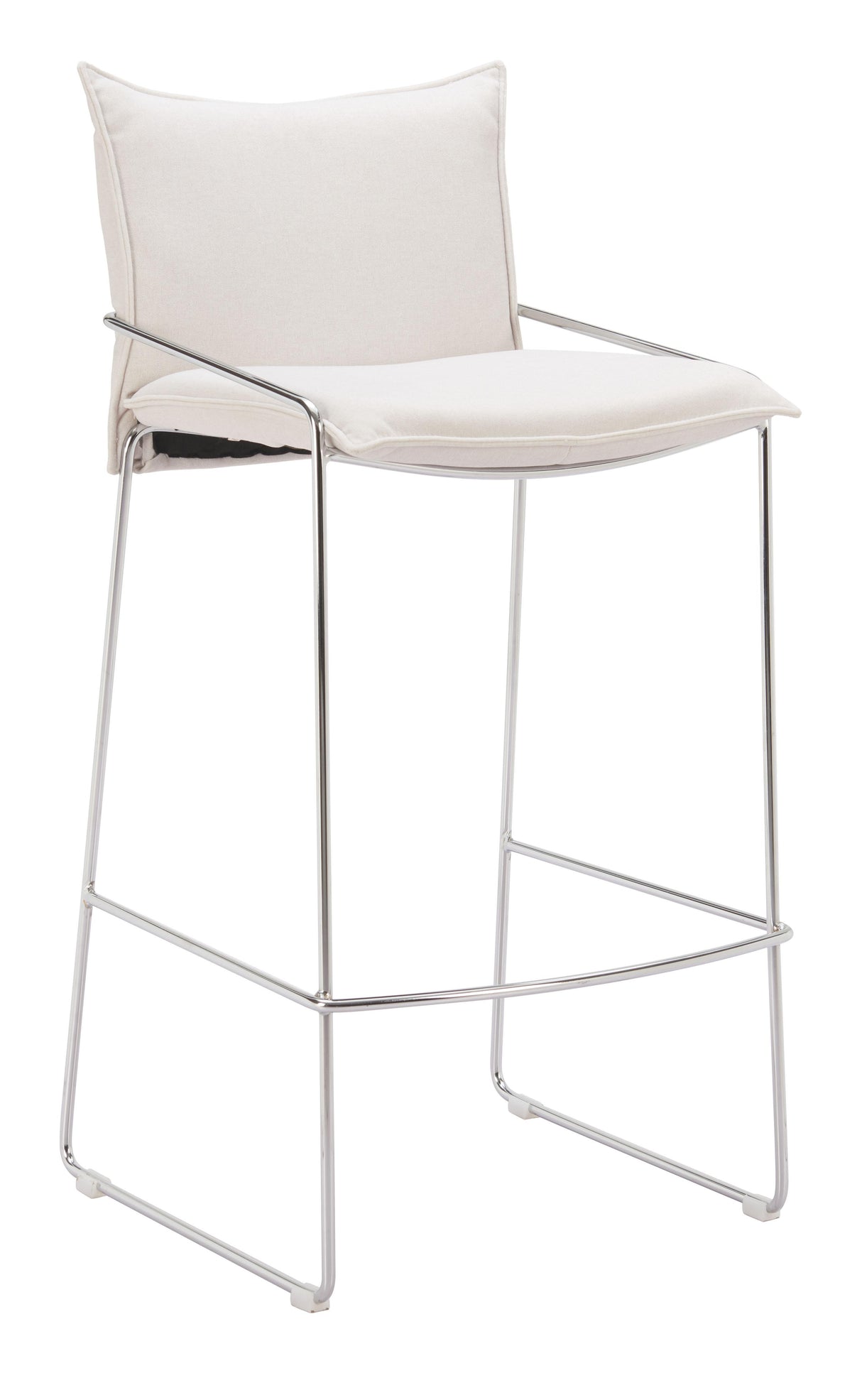 ZUO Pola Barstool White