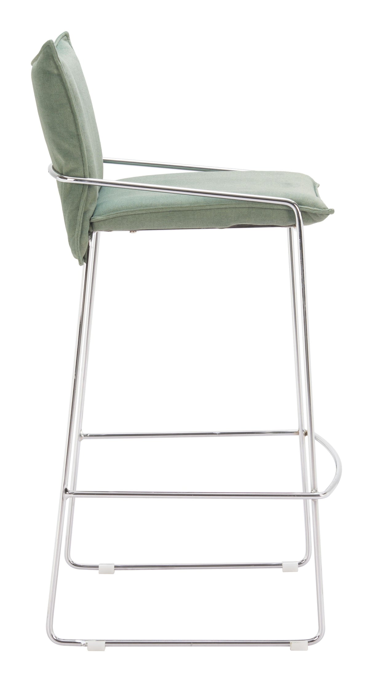 ZUO Pola Barstool Green