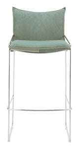 ZUO Pola Barstool Green