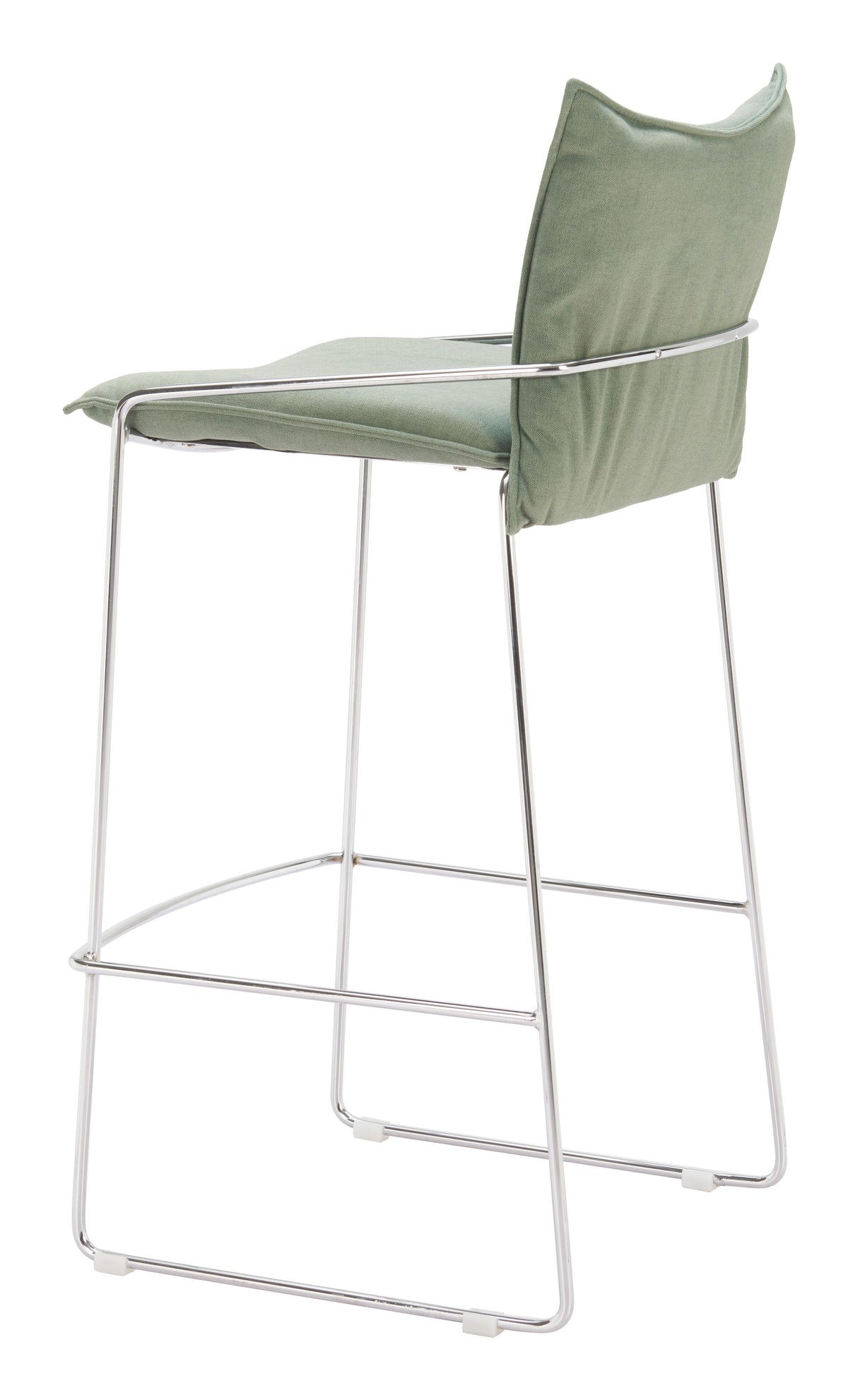 ZUO Pola Barstool Green