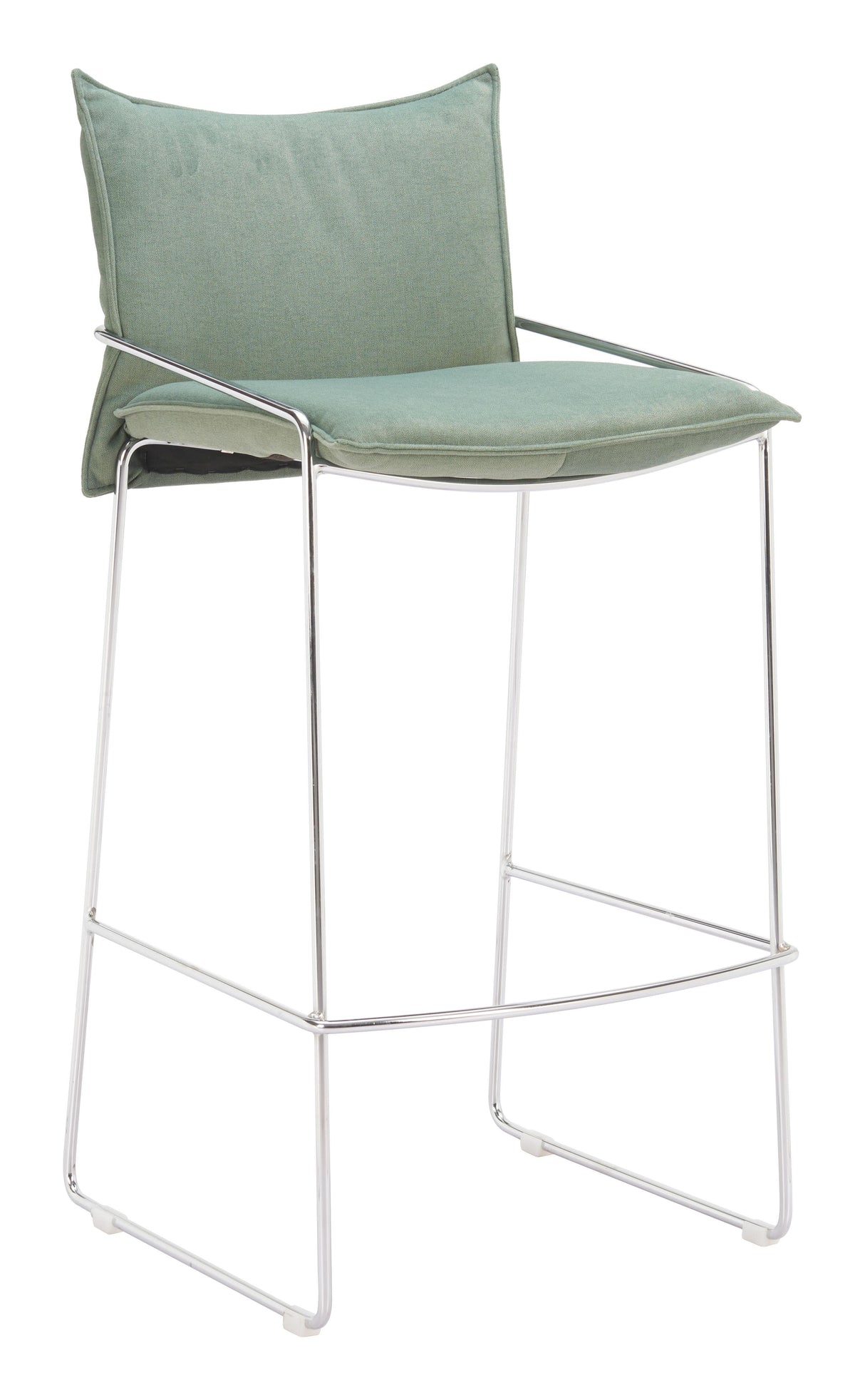 ZUO Pola Barstool Green