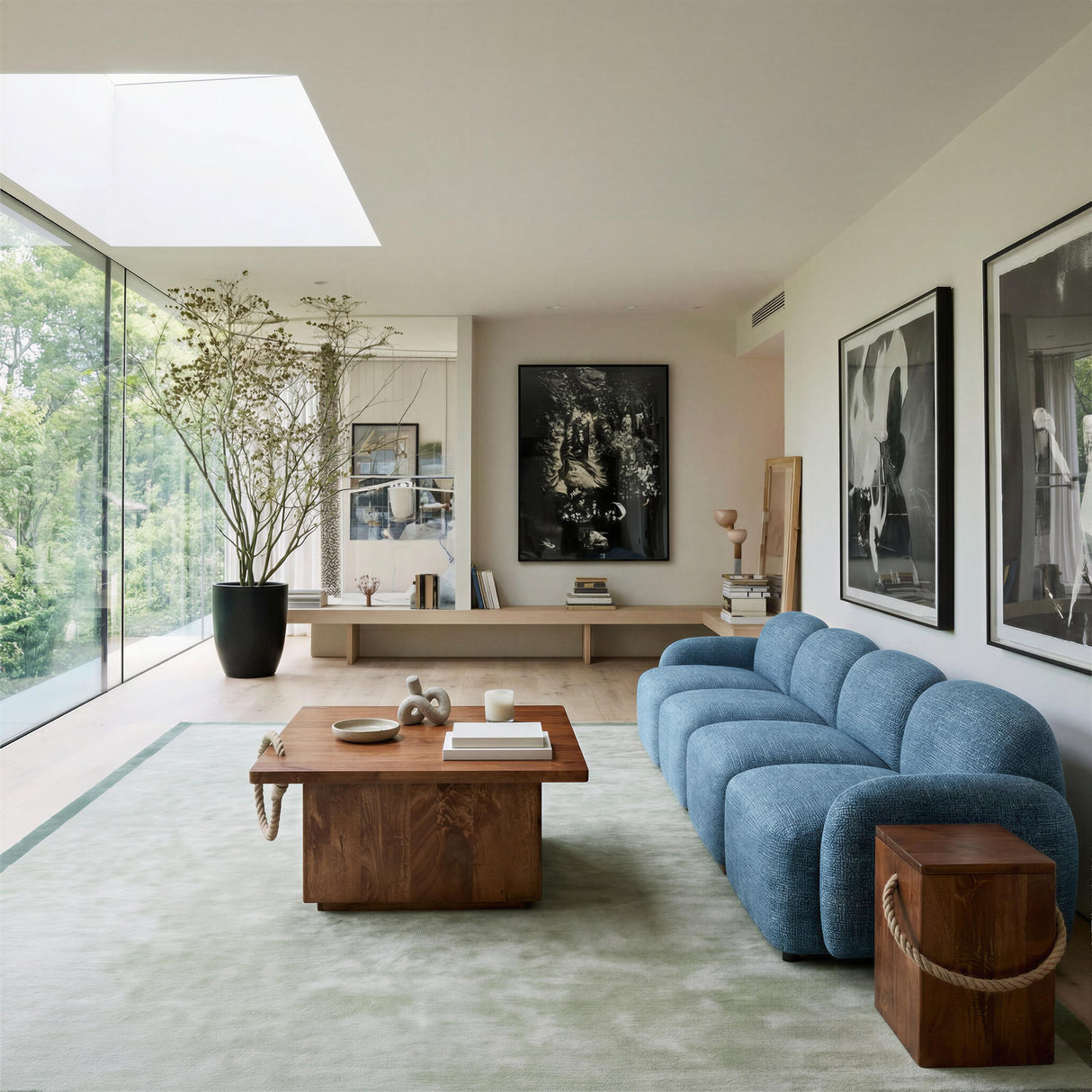 ZUO Cleo Middle Chair Blue