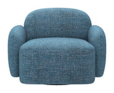 ZUO Cleo Swivel Chair Blue