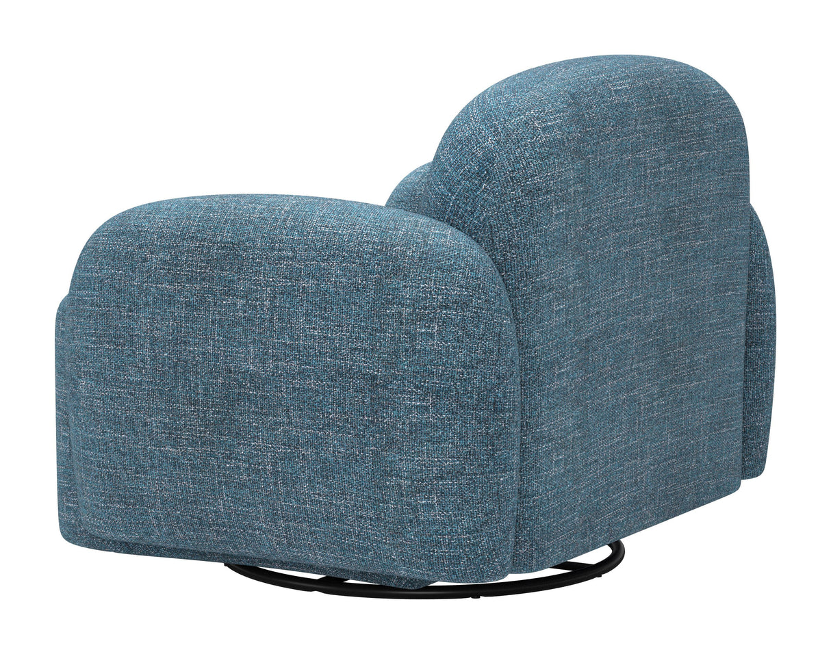ZUO Cleo Swivel Chair Blue