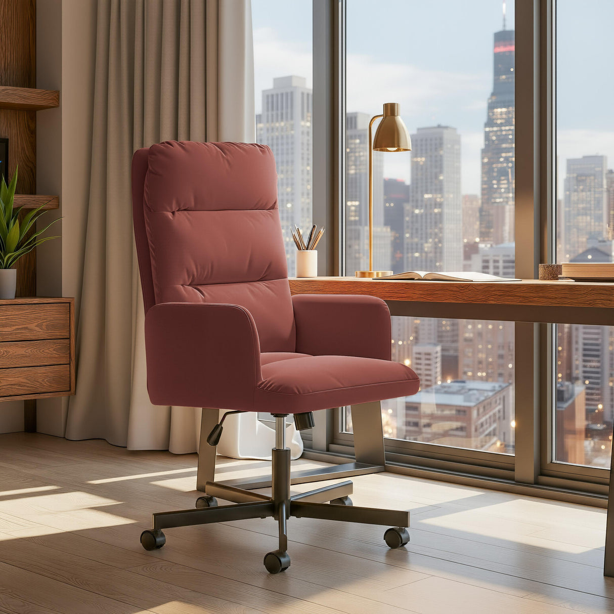 ZUO Sable Office Chair Brown