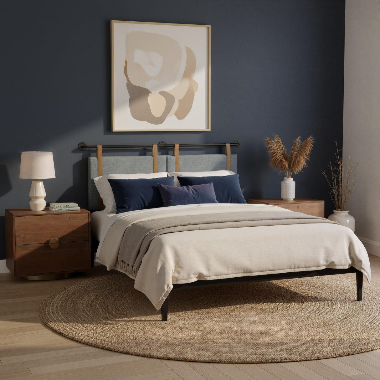 ZUO Zeva Floating Queen Headboard Gray