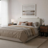 ZUO Bela Floating Queen Headboard Ivory