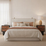 ZUO Bela Floating Queen Headboard Ivory