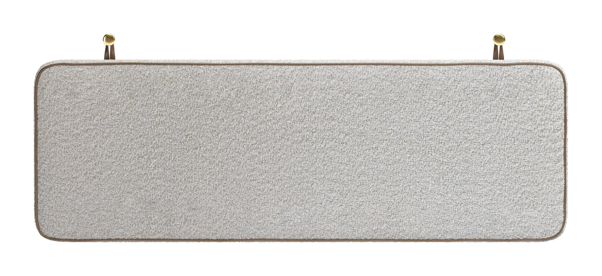 ZUO Bela Floating Queen Headboard Ivory