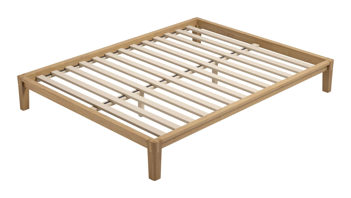 ZUO Luum Queen Platform Bed Frame Natural