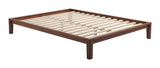 ZUO Luum Queen Platform Bed Frame Walnut