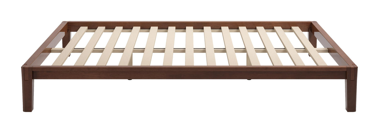 ZUO Luum Queen Platform Bed Frame Walnut