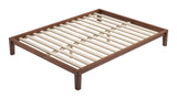 ZUO Luum Queen Platform Bed Frame Walnut