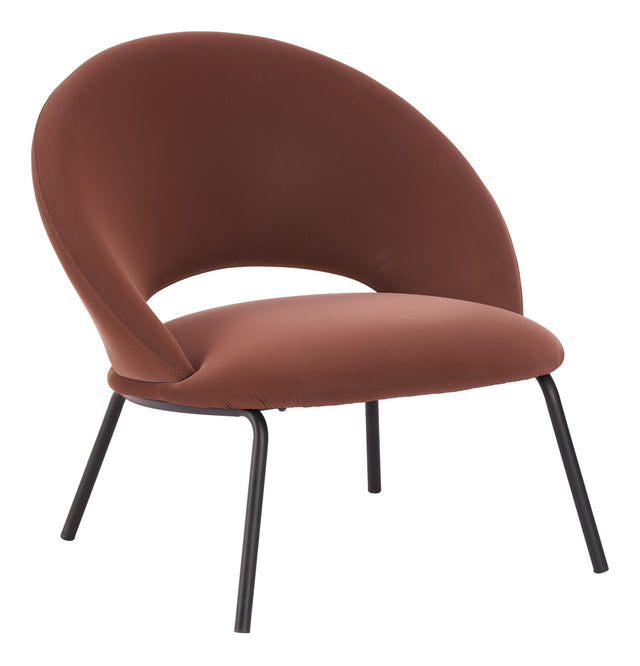 ZUO Zurich Accent Chair Brown