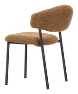 ZUO Seville Dining Chair (Set of 2) Brown Cork