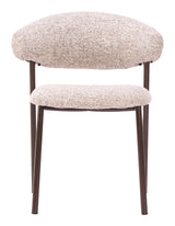 ZUO Seville Dining Chair (Set of 2) Cloud Beige
