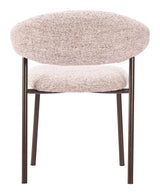 ZUO Seville Dining Chair (Set of 2) Cloud Beige