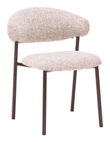 ZUO Seville Dining Chair (Set of 2) Cloud Beige
