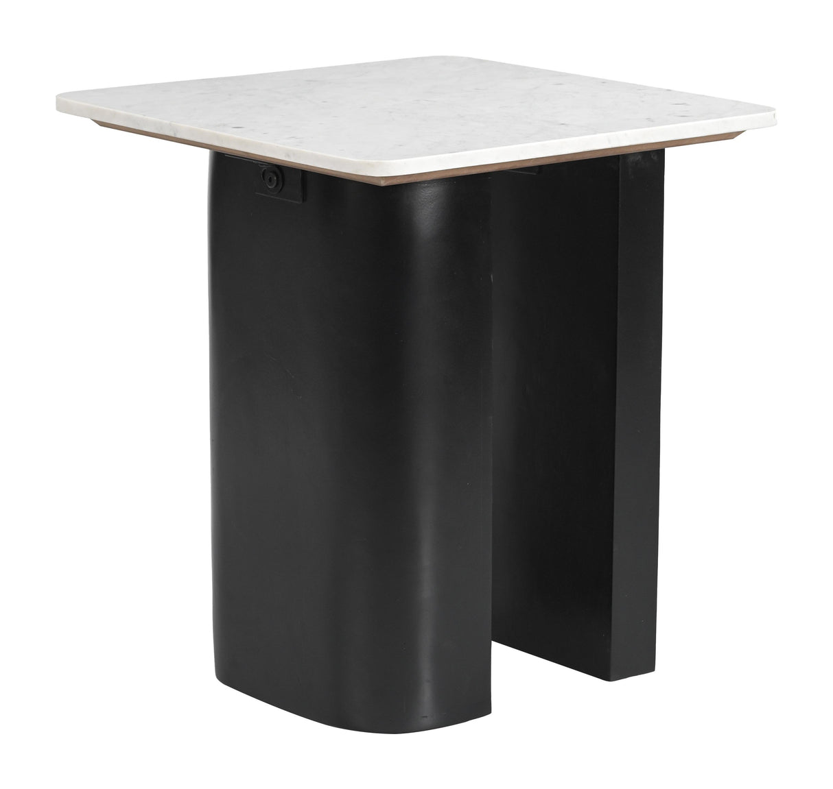 ZUO Fiora Side Table White & Black