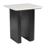 ZUO Fiora Side Table White & Black