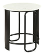 ZUO Obel Side Table White & Black