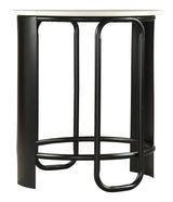 ZUO Obel Side Table White & Black