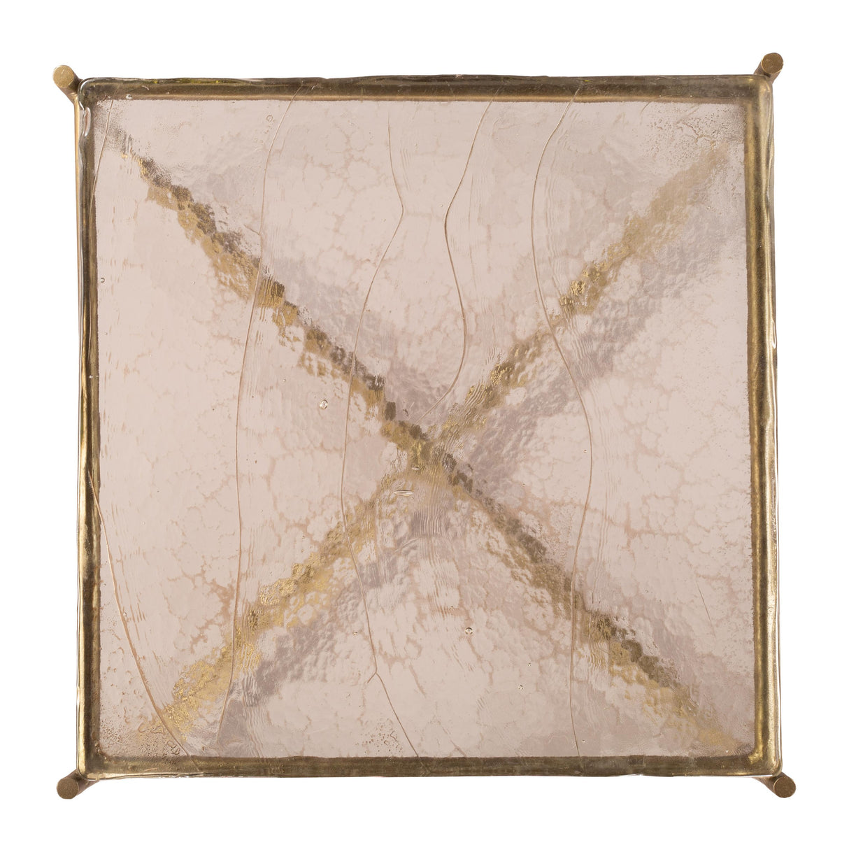 ZUO Kove Side Table Gold