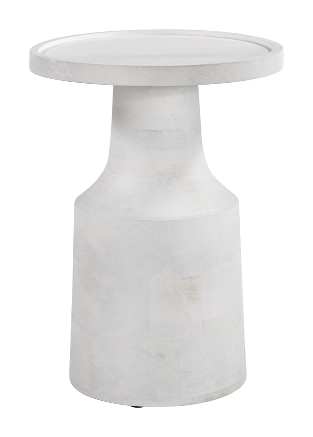 ZUO Cala Side Table White