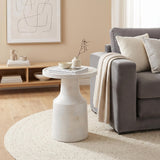 ZUO Cala Side Table White