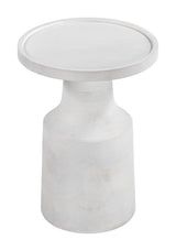 ZUO Cala Side Table White