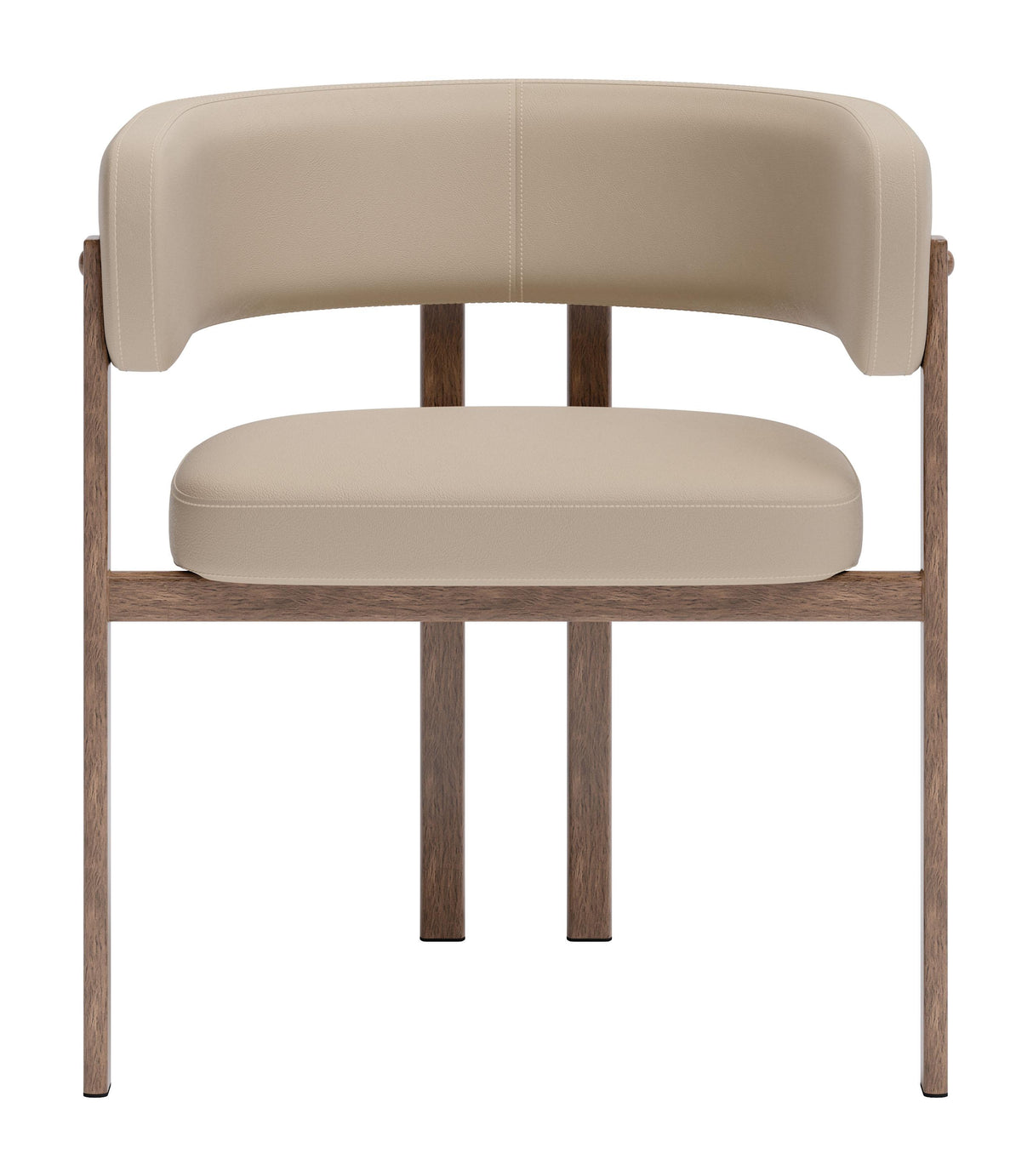 ZUO Ruge Dining Chair (Set of 2) Beige